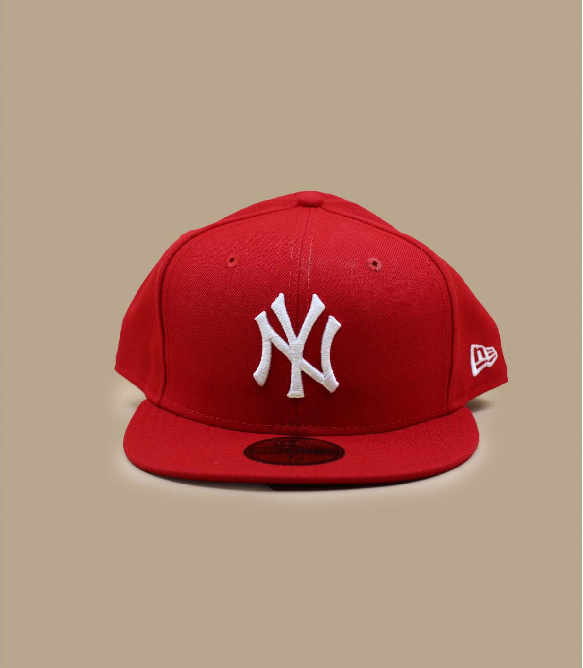 MLB Basic NY 59Fifty red white New Era